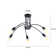 5-Light 34" 5 Arm Interlocking Arms Semi Flush Ceiling Light Pull Cord Lamp