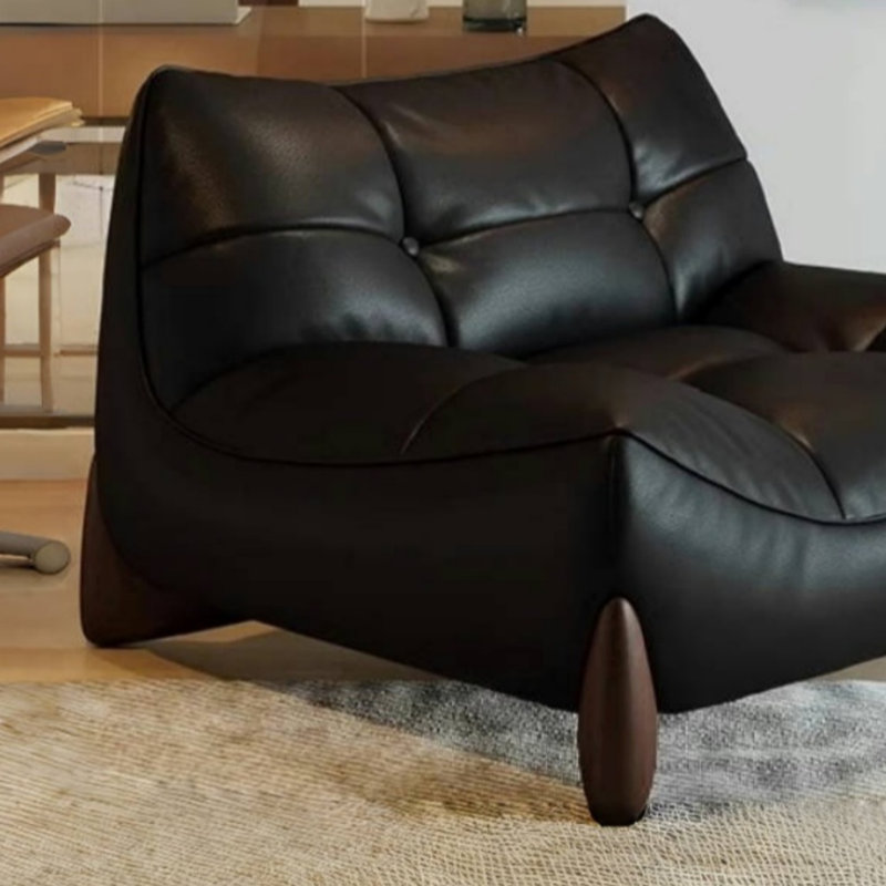 Retro Minimalist Straight Living Sofa