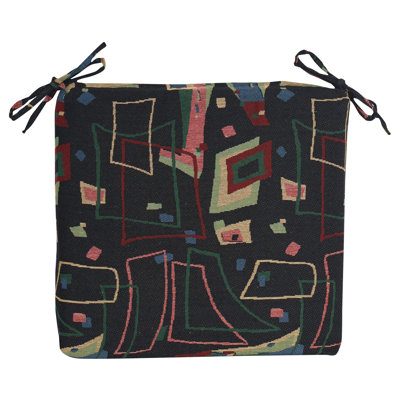 20-Inch By 19-Inch Tapestry Chair Cushion