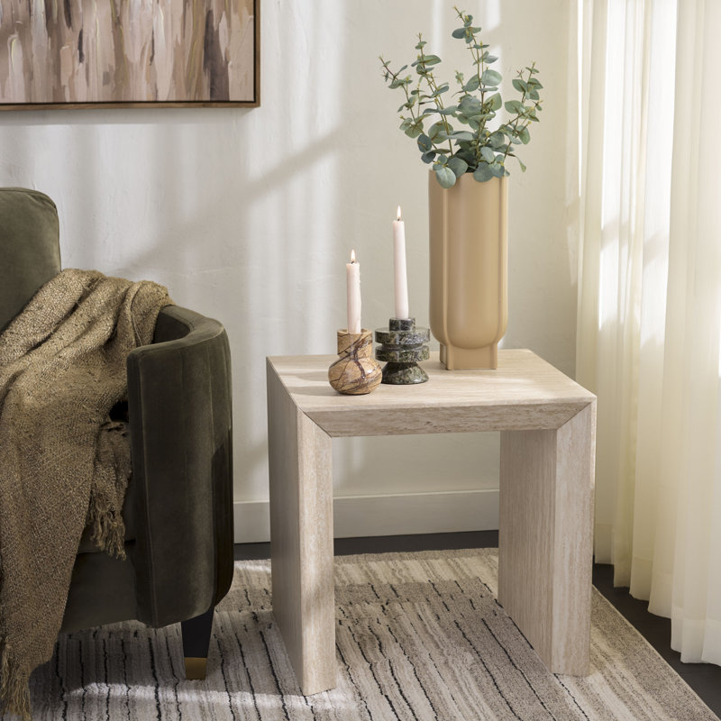 Table d'appoint Woodrow, Naturel / naturel