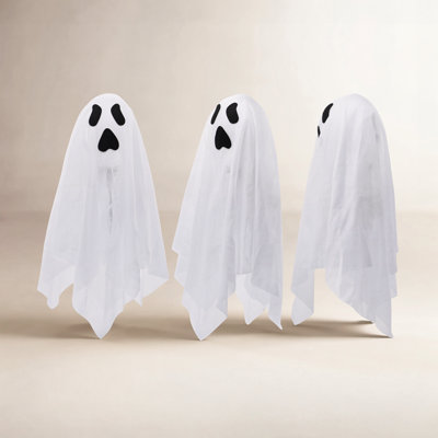 3-Pack Light-Up Ghost Yard Stakes