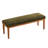 Upholstered Dining Bench Chair  With Solid Wood Legs For Dining Table, 52.8'' W Olive Green Velvet Seat-91659465