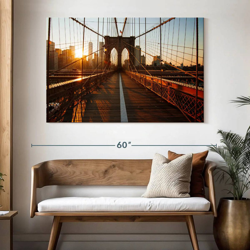 Lilie Radiant Brooklyn Bridge, 34" H x 51" W