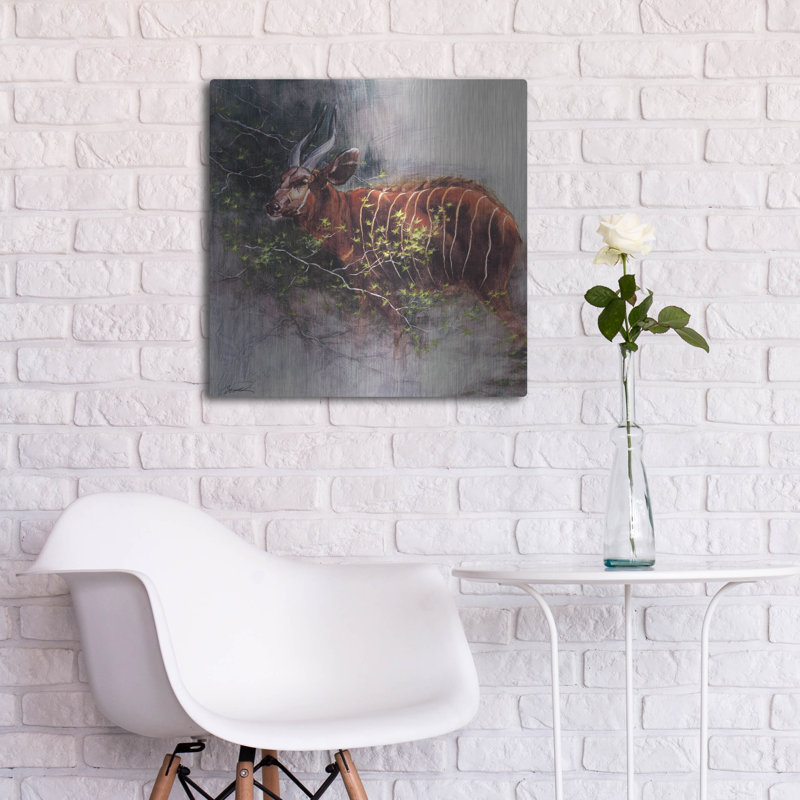 «Bongo In The Brush» par Robert Campbell, H 24 po x l 24 po