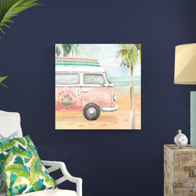 «Surfs up V» par Dina June - reproduction d'art sur toile tendue