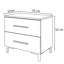 Varonique 2 Drawer Bedside Table-68026802-68026800