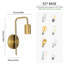 40W Vintage Wall Sconce-187355684