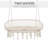 Outsunny 2-Person Hammock Chair Macrame Swing with Soft Cushion, Hanging Cotton Rope Chair for Indoor Outdoor Home Patio Backyard Derrall-510509278