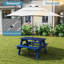 Table de pique-nique pour enfants, table de pique-nique pour tout-petit Hdpe, ensemble pour table et chaises pour enfants avec trou pour parasol-480822568