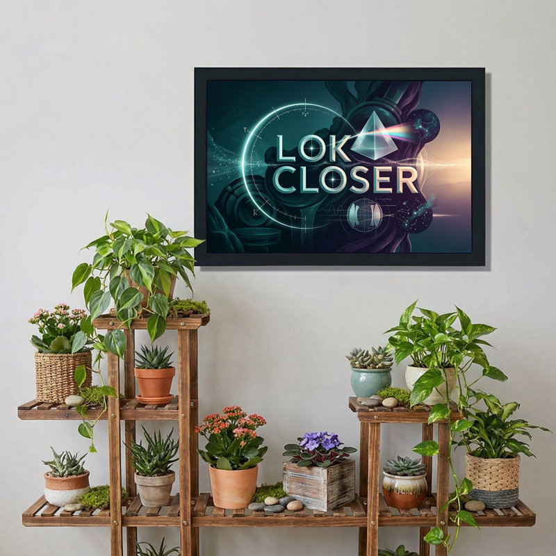 Art mural sur toile Futuristic Prism, H 16 po x l 24 po