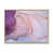Toile avec cadre flottant brun