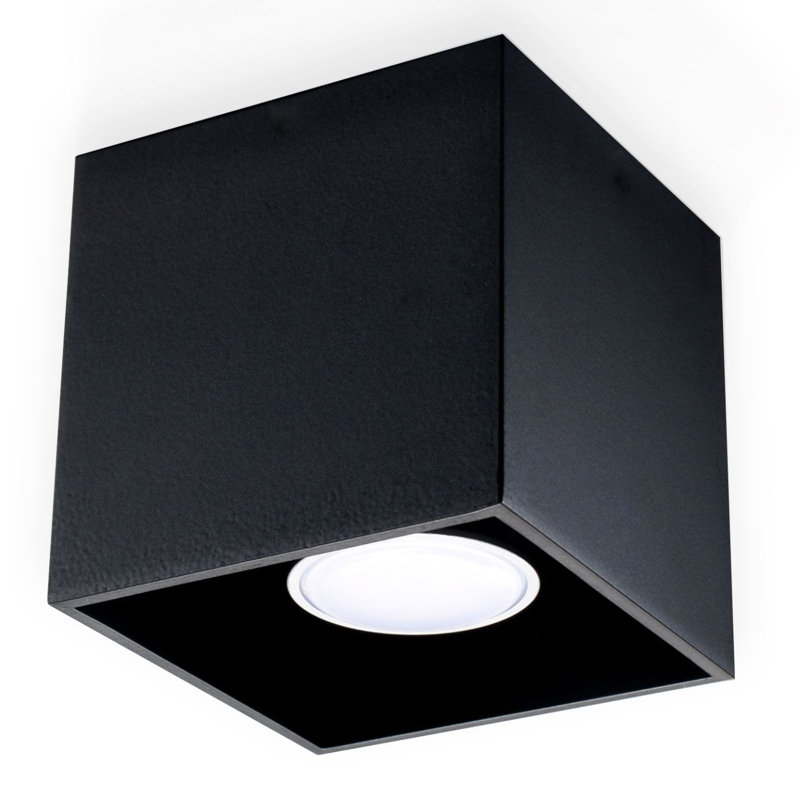 Siena Flush Mount, Black