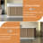 110.23-Inch White Multi-Functional Front Desk, Computer Desk, Writing Desk with Locking Drawer, No Assembly Required