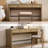 Pomodoro Boho Rattan 3-Drawer Storage Desk-861470907-867220978