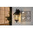 2 Pack Motion Sensor Dusk to Dawn Outside Wall Lights with Gold Trim-524300400