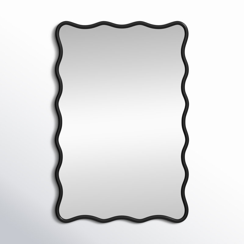 Angelo Rectangle Mirror, Black