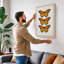 Monarch Triptych Botanical - Wrapped Canvas-1439195151-1439195142