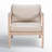 Amina Acacia Outdoor Lounge Chair-1042976996