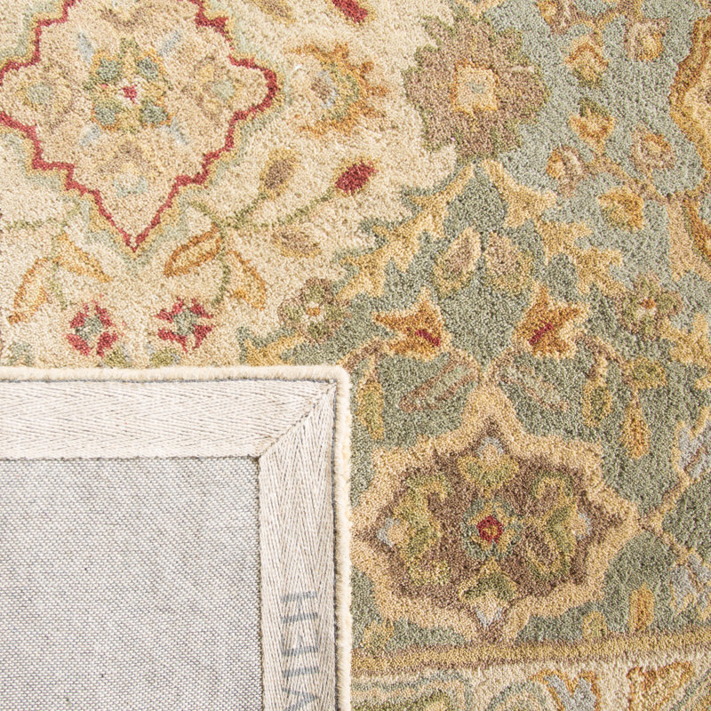 Tapis multicolore en laine touffeté à la main Cranmore, Carré 6 pi