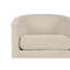 Chaise en velours côtelé beige 1 pièce-209654248