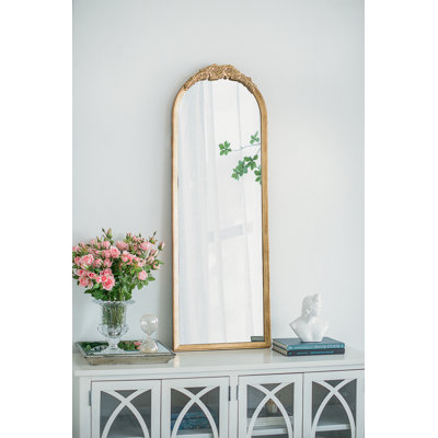 19"X56" Wood Floor Mirror
