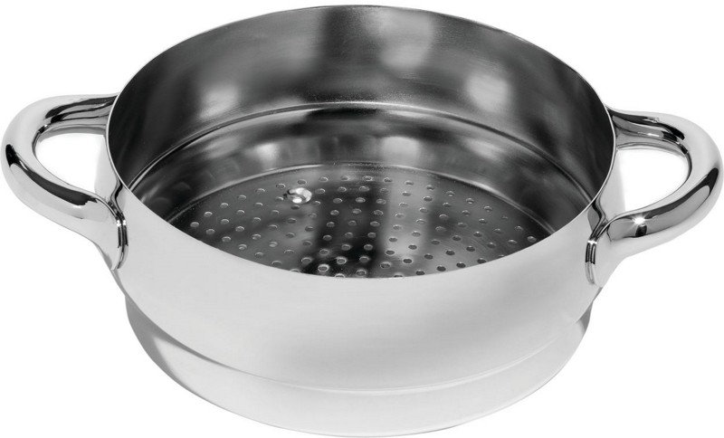 Alessi Mami Stainless Steel Steamer Basket with 24cm Diameter