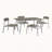 Modern 5 piece dining table set