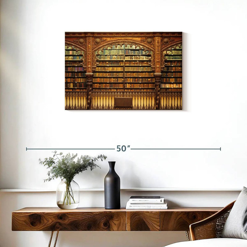 Old Library, 20" H x 30" W