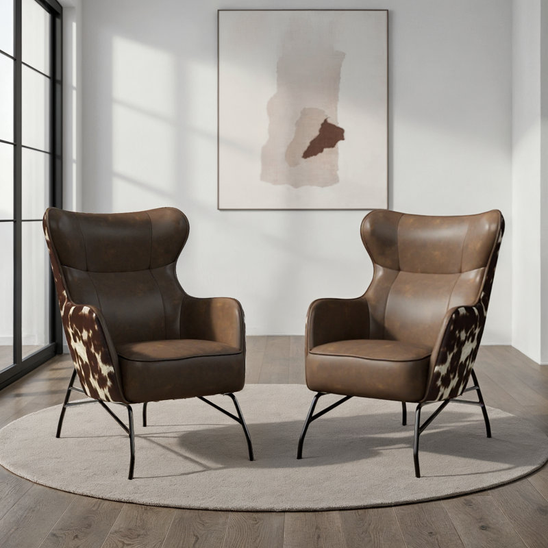 Rainer Upholstered Accent Chair, Set Of 2