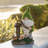 Jusleen 11.4'' Large Cute Flocked Garden Statue With Solar LED Lights