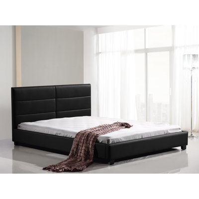 Lit plateforme tapissier Benia