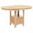Oval 60" Counter Height Extension Dining Table
