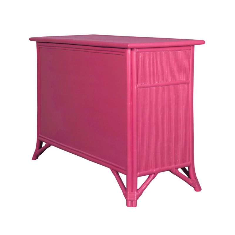 Bermuda 6 - Drawer Dresser, Hot Pink