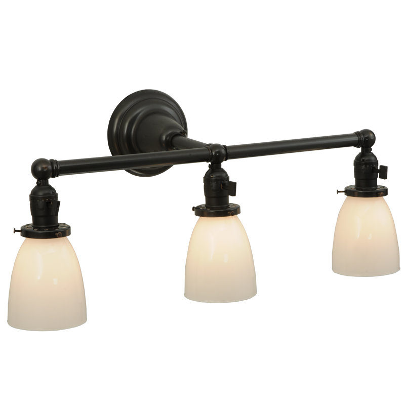 Schoolhouse & Early Electric Solid Brass Armed Sconce