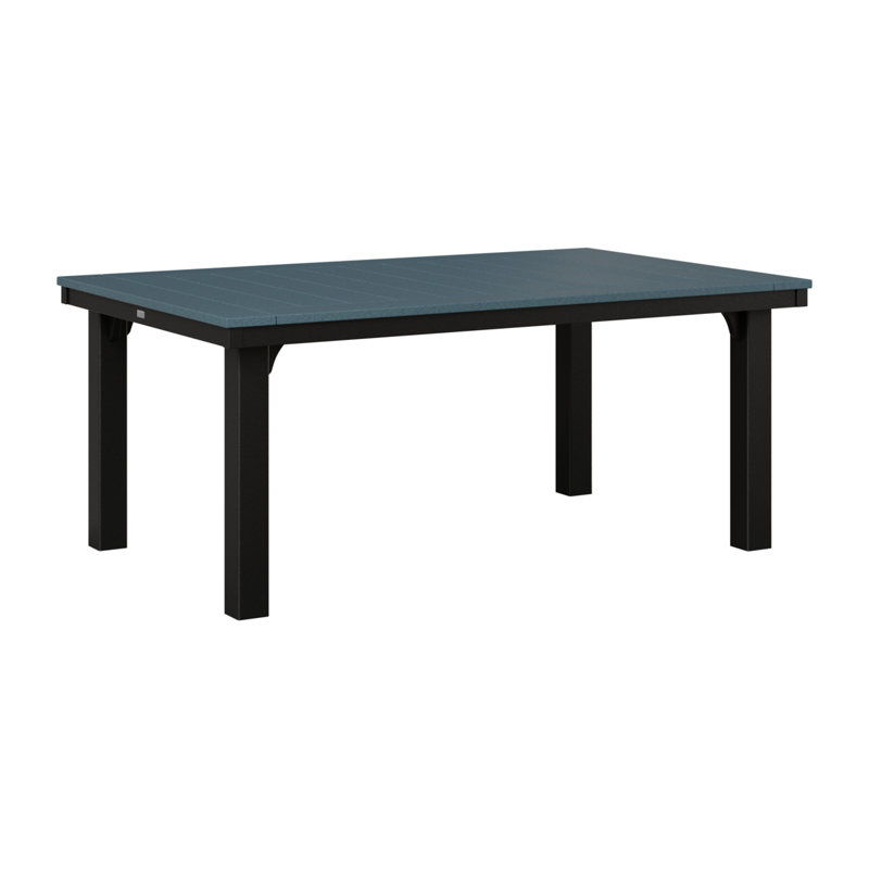 Homestead Outdoor Dining Table, Slate, Black