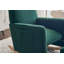 Chaise berçante en tissu avec repose-pieds réglable-1880423345