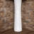 23" W X 19" D X 30.5" H Corner Vitreous China Pedestal Sink Combo Triangular White Bathroom Sink Ceramic Vessel Basin Base with Single Faucet Hole & 1 Overflow