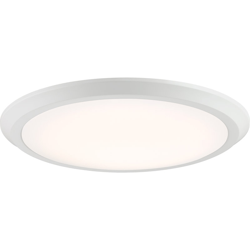 Diem 1-Light LED Flush Mount, 2" H x 16" W x 16" D, Fresco