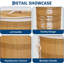 Bamboo Laundry Hamper-132969606-132969605