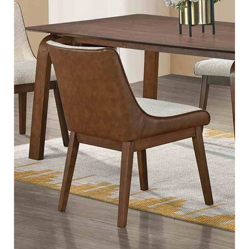 Chaise d'appoint 2 pièces Mid-Century