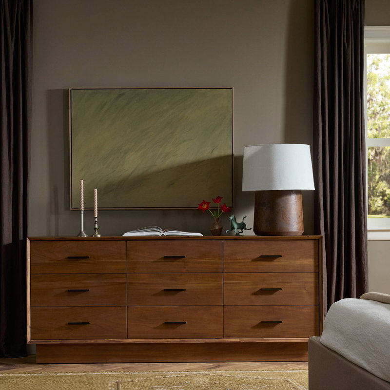 Commode 9 tiroirs Lilas
