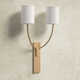 Ansted 2 Light Dimmable Armed Sconce