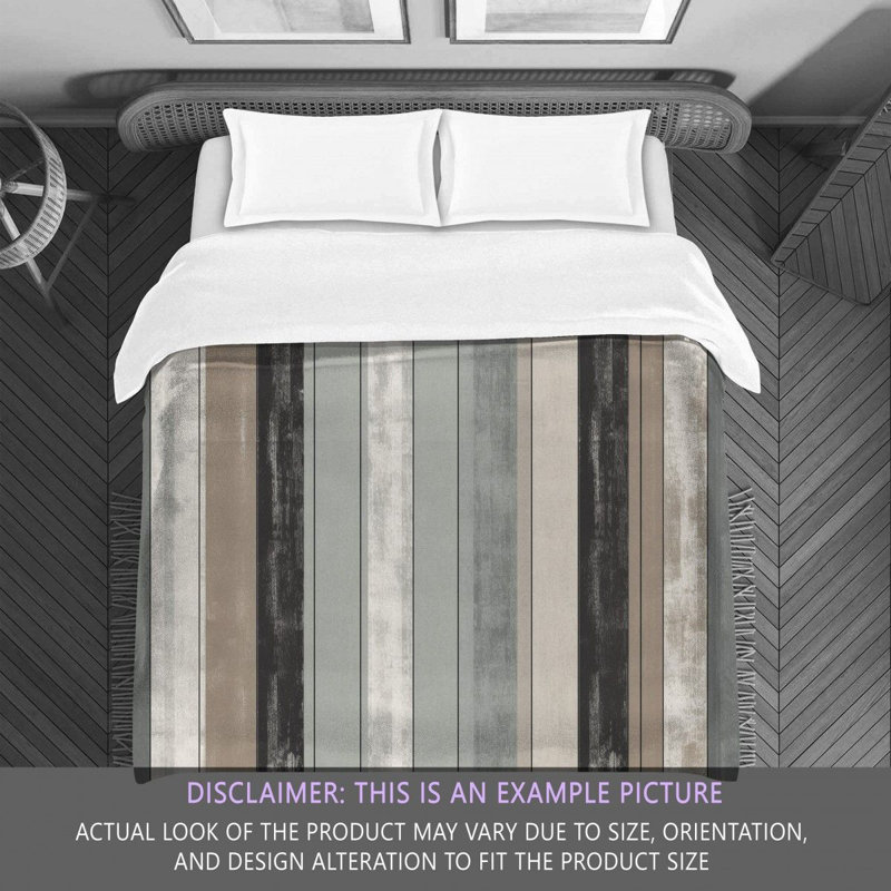 Vertical Striped Bedding, Twin Comforter