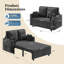 2 Seater Faux Leather Sofa