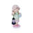 17"H Girl Holding Lantern Solar Statue with LED Lights