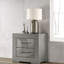 Table de chevet 2 tiroirs Pierce Gray