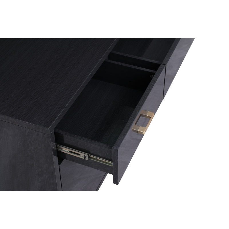 Woolum 72'' Sideboard, Gold/Gray