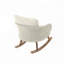 Chaise berçante d'extérieur en osier et rotin-2130638815