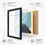 Mountain Horizon Minimalist - Framed Print-1088511915-1088511917