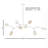 Castelnaud 8 - Light Iron Geometric Chandelier